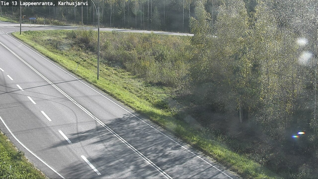 Weather Camera Image Road 13 Karhusjärvi, Lappeenranta, Etelä-Karjala