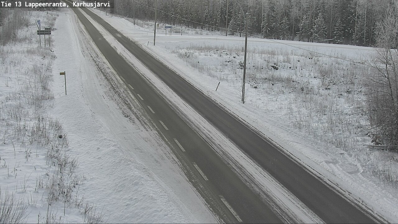 Kelikamerat Kuva Tie 13 Karhusjärvi, Lappeenranta, Etelä-Karjala