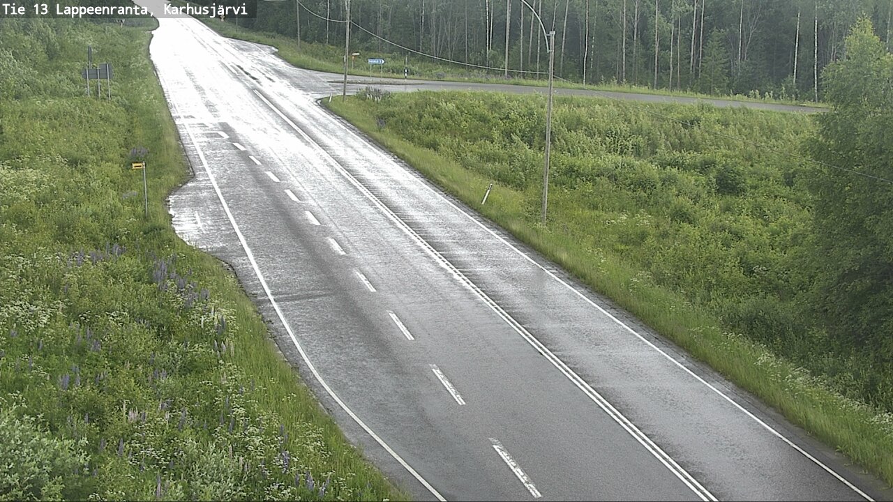 Kelikamerat Kuva Tie 13 Karhusjärvi, Lappeenranta, Etelä-Karjala