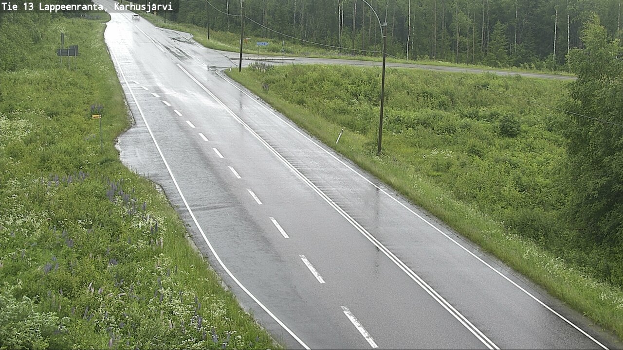 Kelikamerat Kuva Tie 13 Karhusjärvi, Lappeenranta, Etelä-Karjala