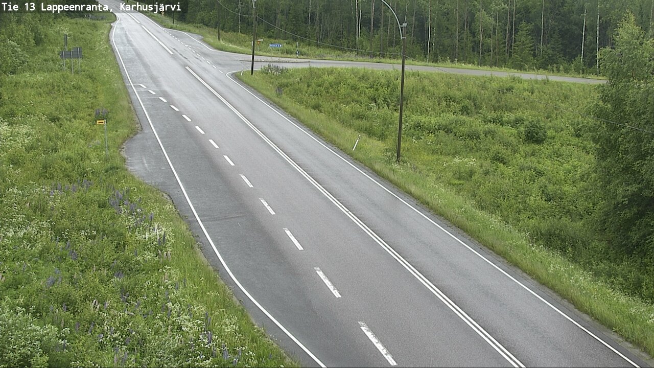 Kelikamerat Kuva Tie 13 Karhusjärvi, Lappeenranta, Etelä-Karjala