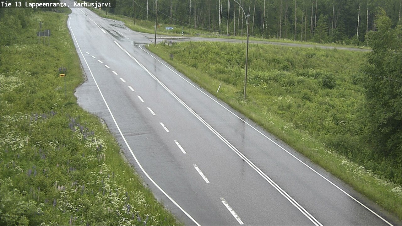Kelikamerat Kuva Tie 13 Karhusjärvi, Lappeenranta, Etelä-Karjala