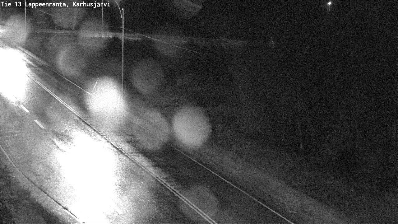 Weather Camera Image Road 13 Karhusjärvi, Lappeenranta, Etelä-Karjala