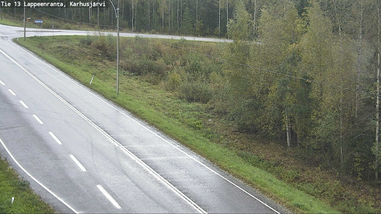 Weather Camera Image Road 13 Karhusjärvi, Lappeenranta, Etelä-Karjala