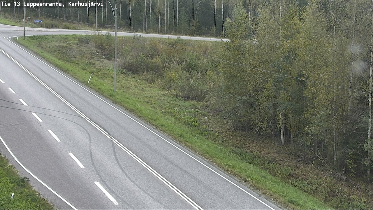 Weather Camera Image Road 13 Karhusjärvi, Lappeenranta, Etelä-Karjala