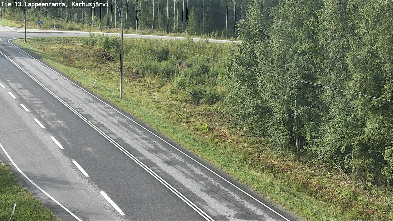 Weather Camera Image Road 13 Karhusjärvi, Lappeenranta, Etelä-Karjala