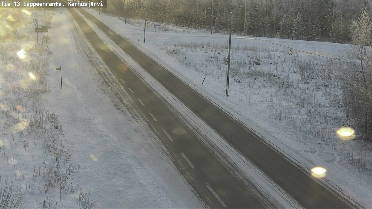 Kelikamerat Kuva Tie 13 Karhusjärvi, Lappeenranta, Etelä-Karjala