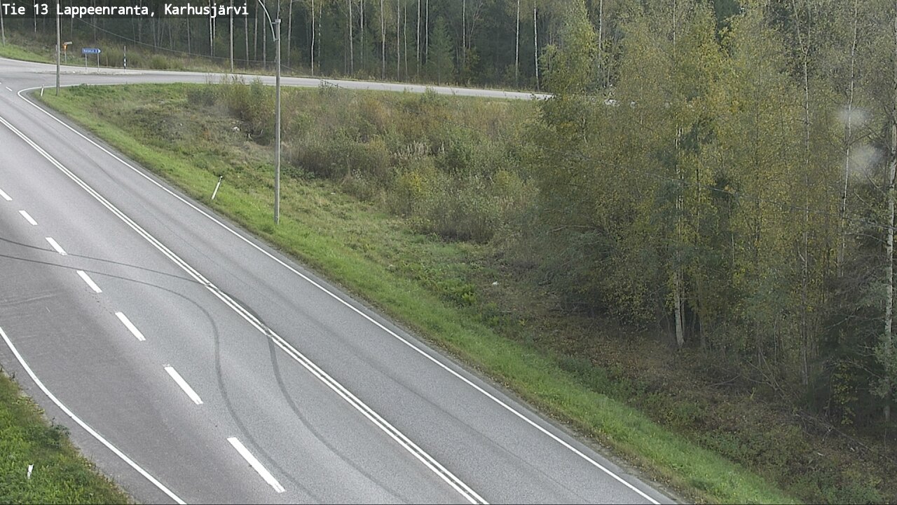 Weather Camera Image Road 13 Karhusjärvi, Lappeenranta, Etelä-Karjala