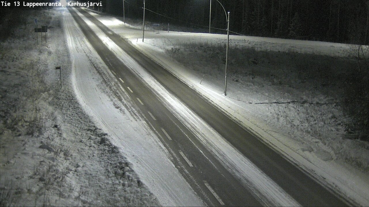 Weather Camera Image Road 13 Karhusjärvi, Lappeenranta, Etelä-Karjala