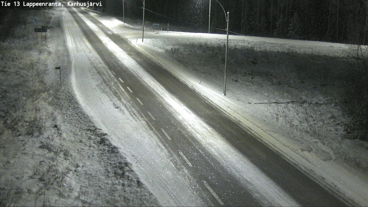 Weather Camera Image Road 13 Karhusjärvi, Lappeenranta, Etelä-Karjala