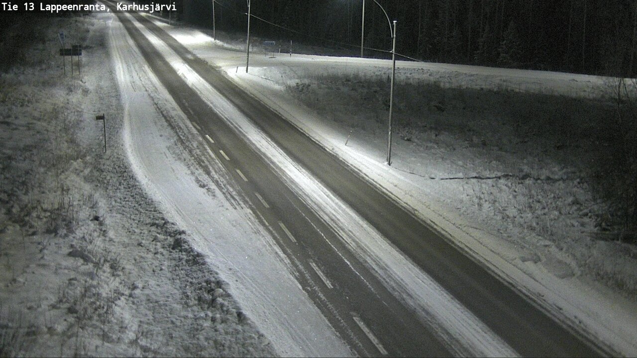 Weather Camera Image Road 13 Karhusjärvi, Lappeenranta, Etelä-Karjala
