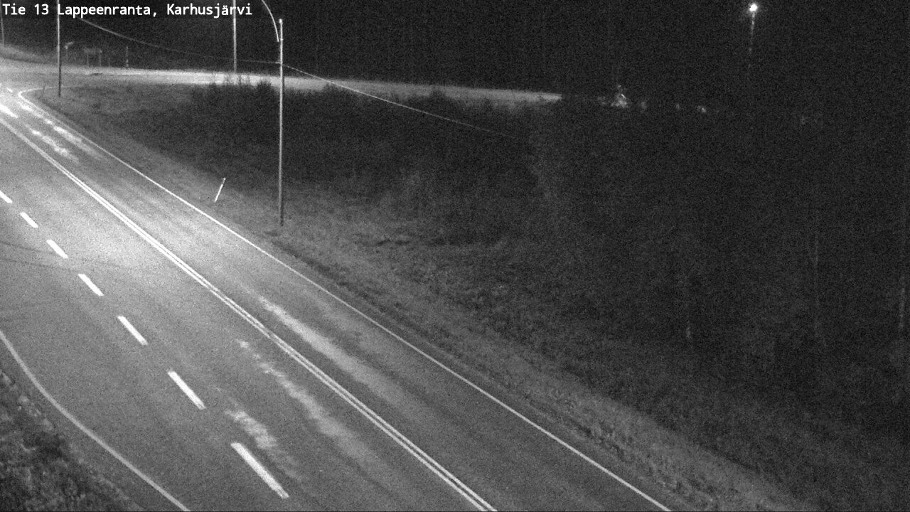 Weather Camera Image Road 13 Karhusjärvi, Lappeenranta, Etelä-Karjala