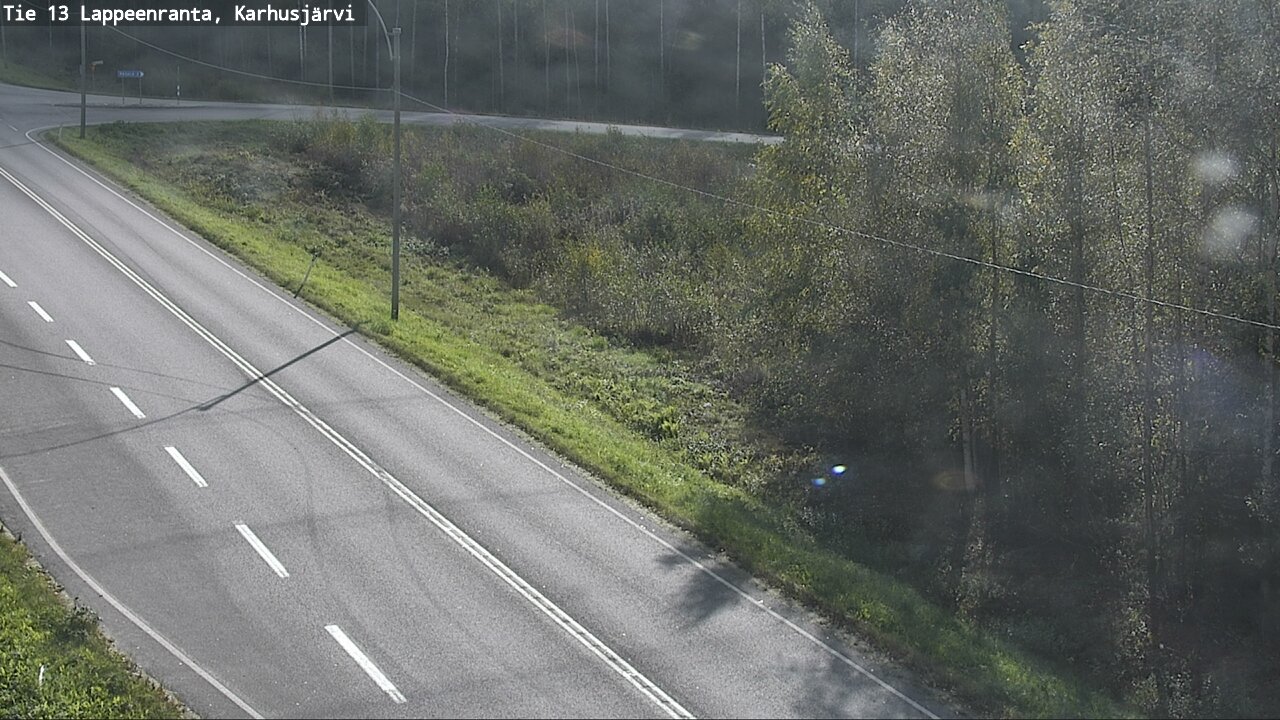 Kelikamerat Kuva Tie 13 Karhusjärvi, Lappeenranta, Etelä-Karjala