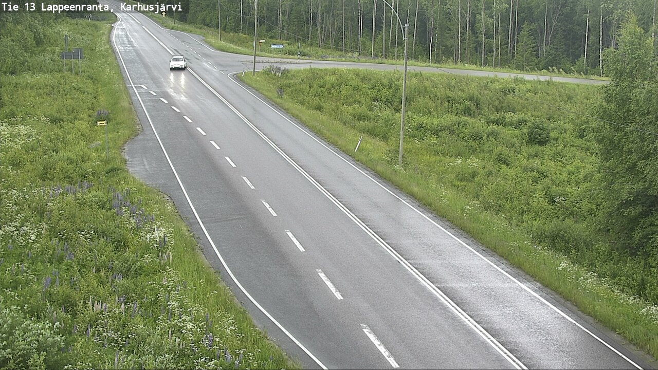 Kelikamerat Kuva Tie 13 Karhusjärvi, Lappeenranta, Etelä-Karjala