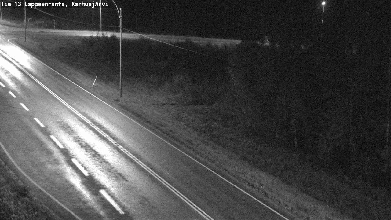 Weather Camera Image Road 13 Karhusjärvi, Lappeenranta, Etelä-Karjala