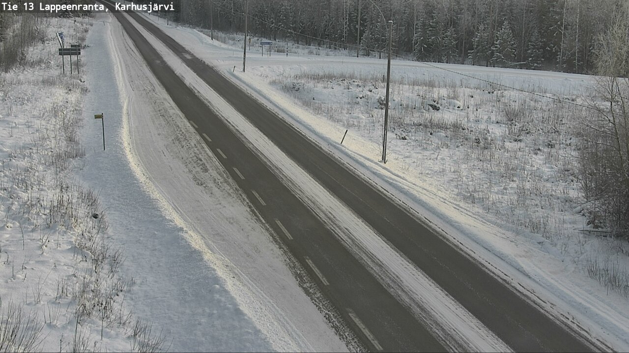 Kelikamerat Kuva Tie 13 Karhusjärvi, Lappeenranta, Etelä-Karjala