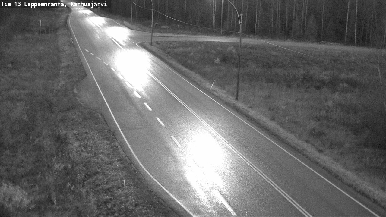 Weather Camera Image Road 13 Karhusjärvi, Lappeenranta, Etelä-Karjala