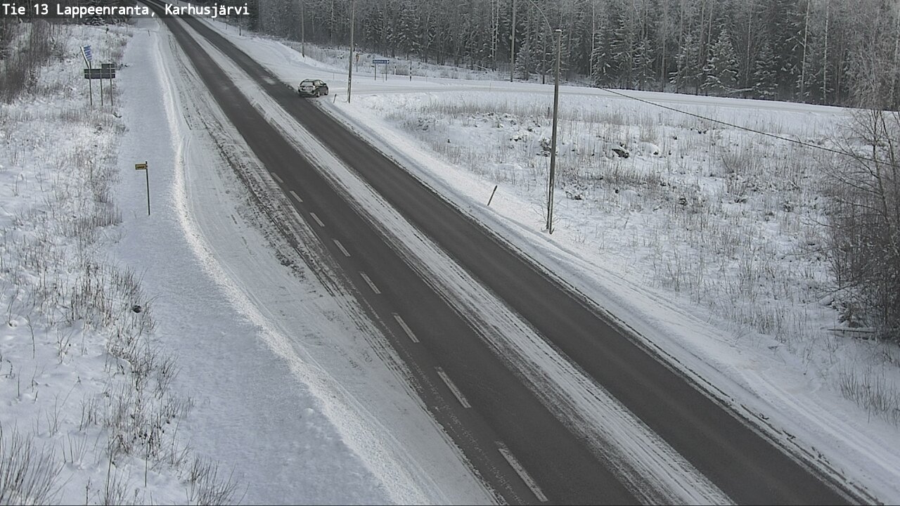 Weather Camera Image Road 13 Karhusjärvi, Lappeenranta, Etelä-Karjala