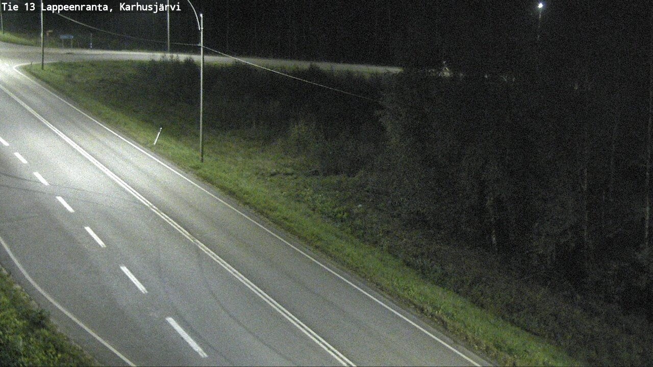 Weather Camera Image Road 13 Karhusjärvi, Lappeenranta, Etelä-Karjala