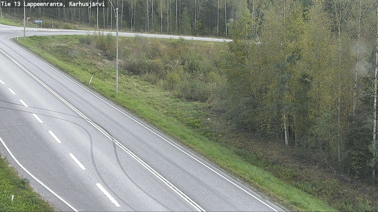 Weather Camera Image Road 13 Karhusjärvi, Lappeenranta, Etelä-Karjala