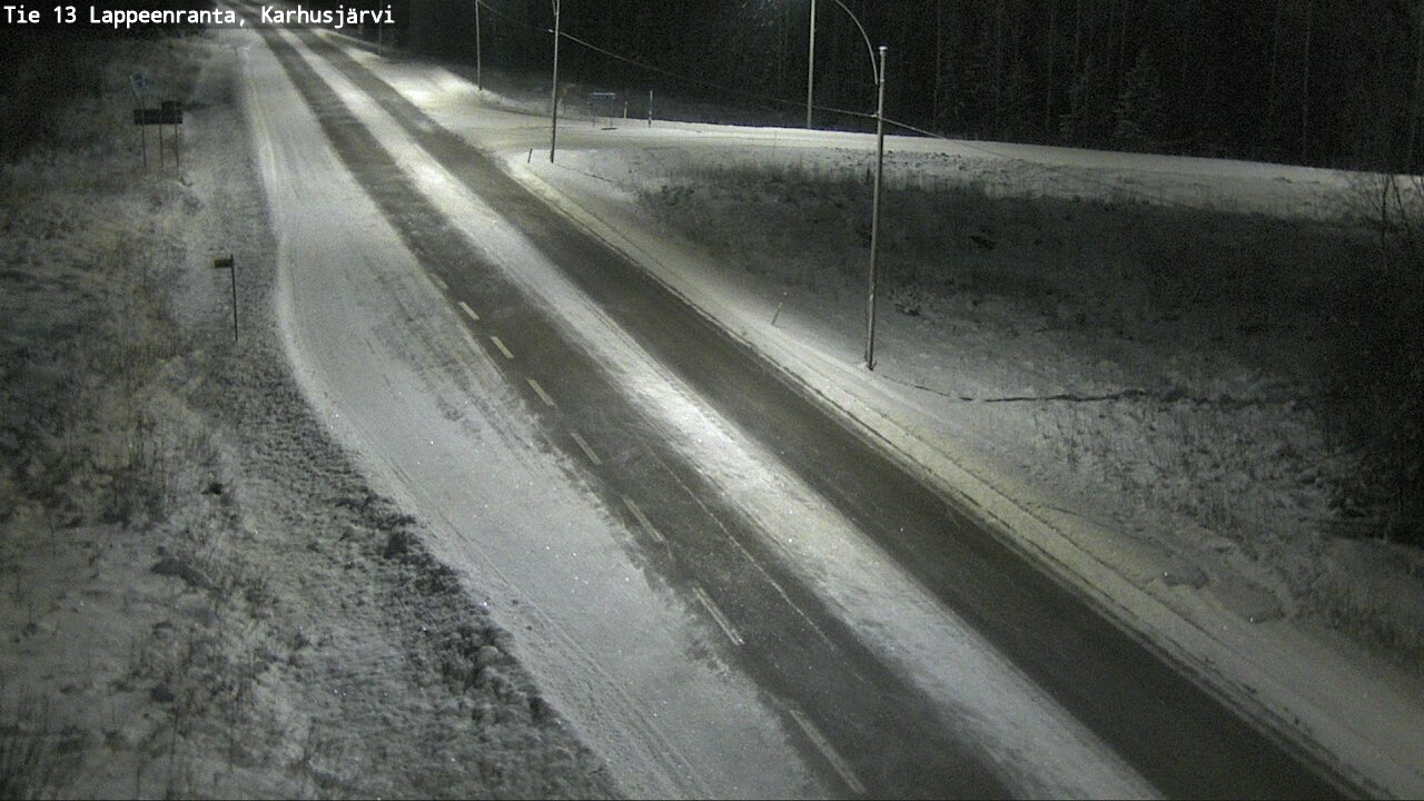 Weather Camera Image Road 13 Karhusjärvi, Lappeenranta, Etelä-Karjala