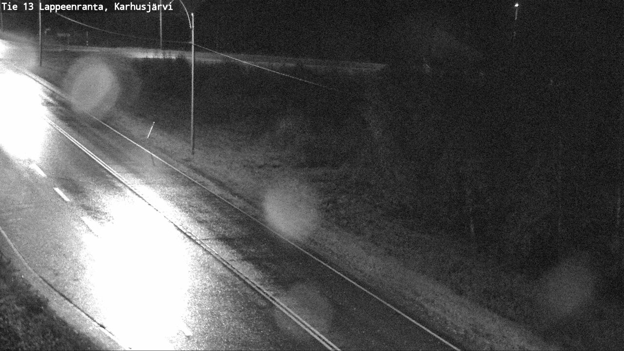 Weather Camera Image Road 13 Karhusjärvi, Lappeenranta, Etelä-Karjala