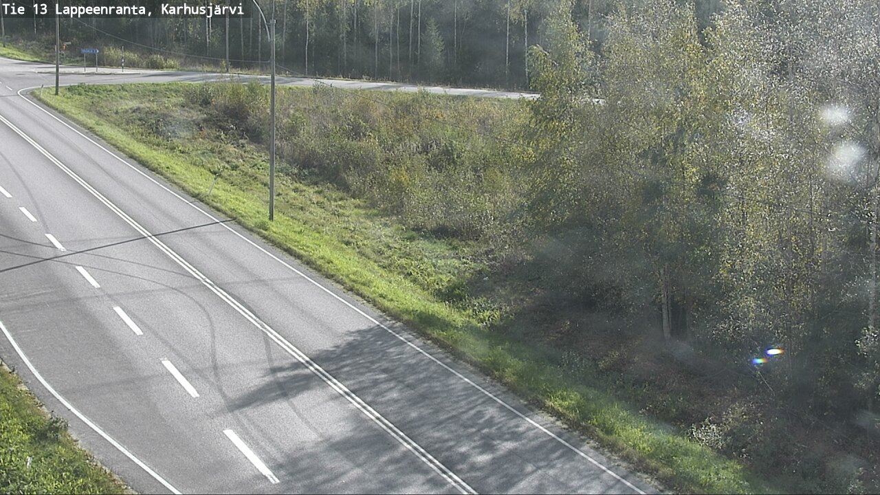 Weather Camera Image Road 13 Karhusjärvi, Lappeenranta, Etelä-Karjala