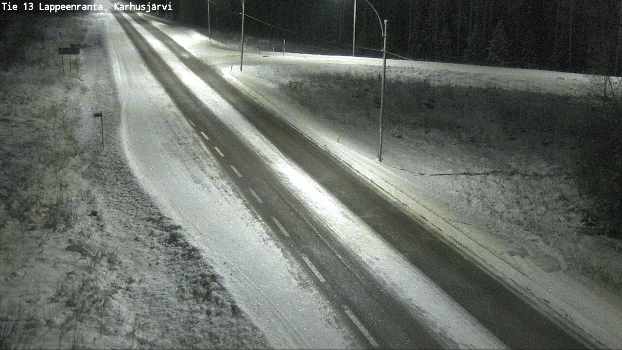 Weather Camera Image Road 13 Karhusjärvi, Lappeenranta, Etelä-Karjala