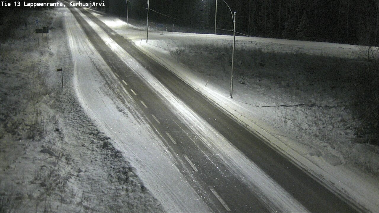 Weather Camera Image Road 13 Karhusjärvi, Lappeenranta, Etelä-Karjala