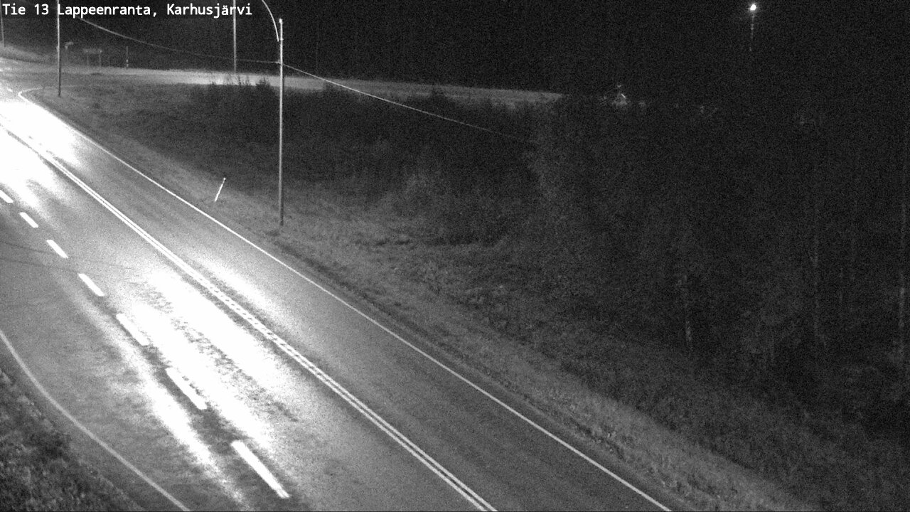 Weather Camera Image Road 13 Karhusjärvi, Lappeenranta, Etelä-Karjala