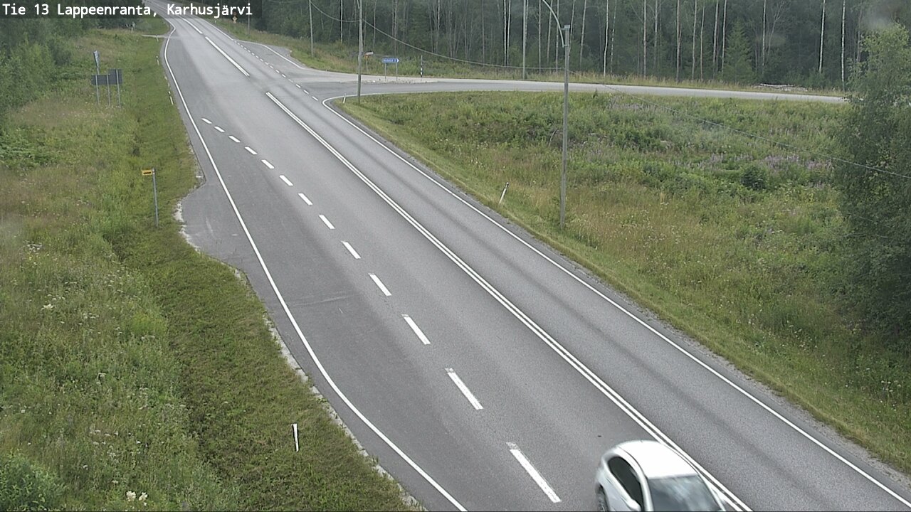 Weather Camera Image Road 13 Karhusjärvi, Lappeenranta, Etelä-Karjala