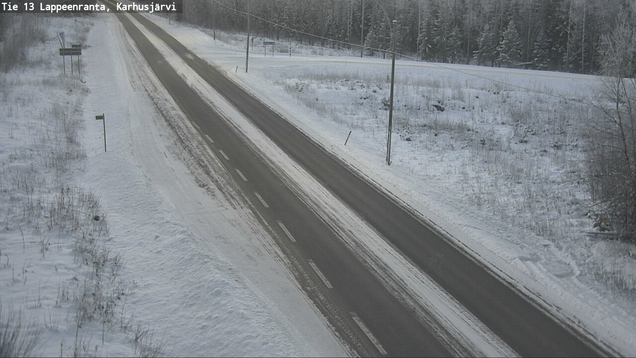 Kelikamerat Kuva Tie 13 Karhusjärvi, Lappeenranta, Etelä-Karjala