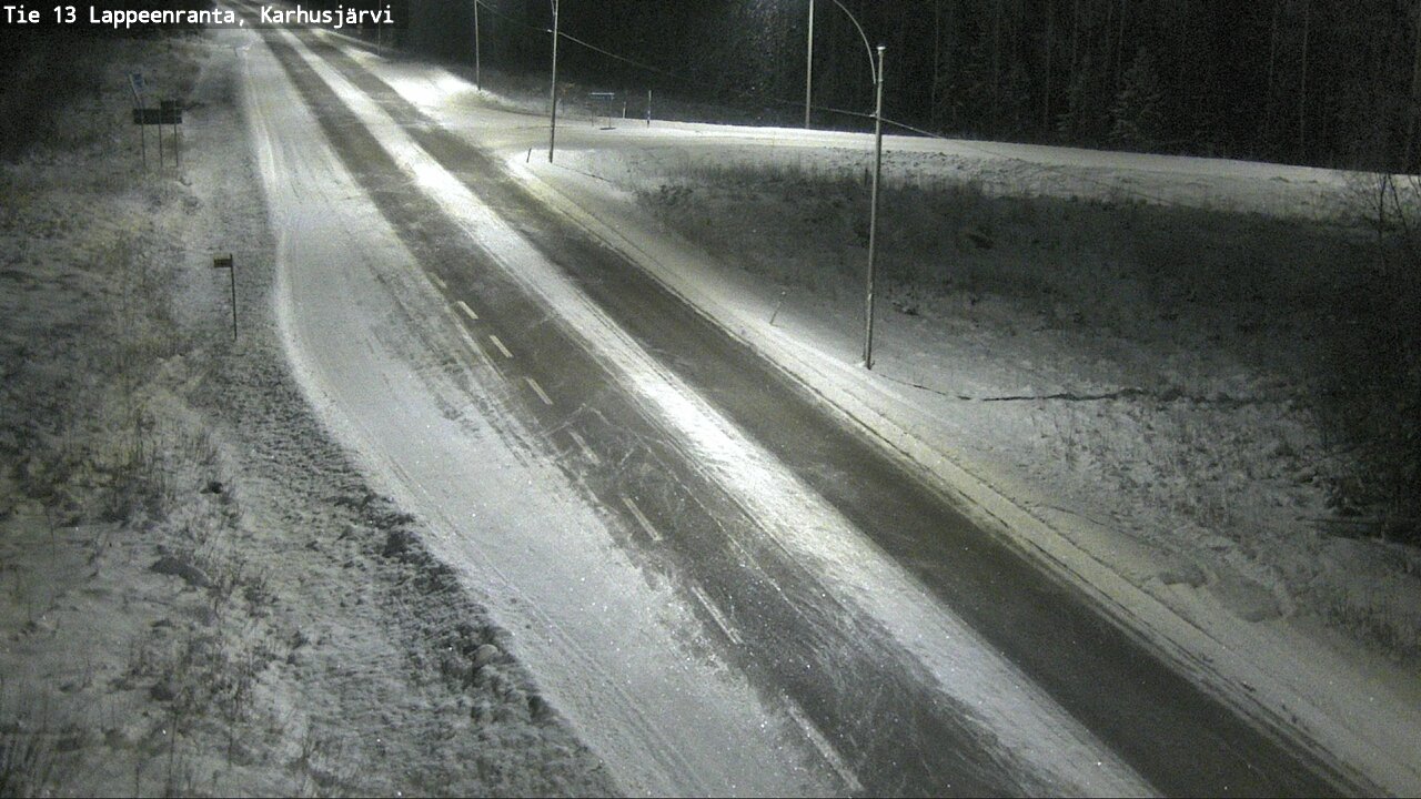 Weather Camera Image Road 13 Karhusjärvi, Lappeenranta, Etelä-Karjala