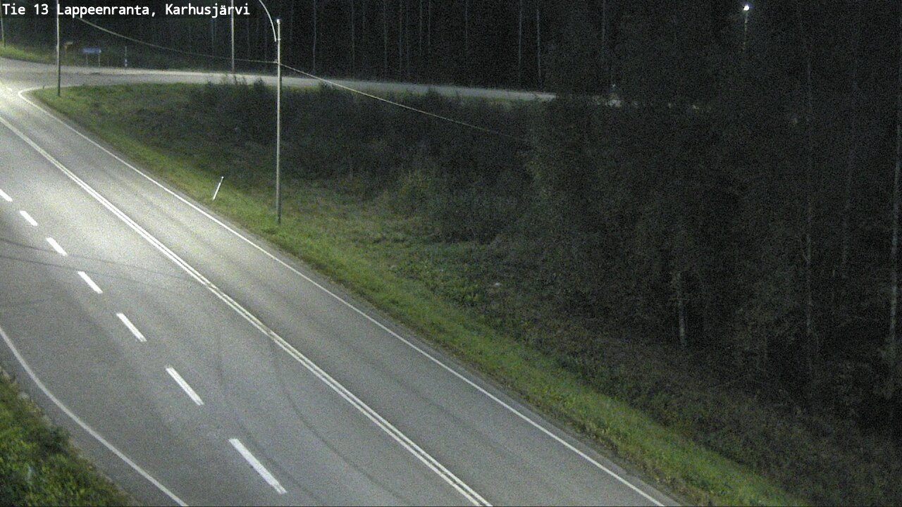 Weather Camera Image Road 13 Karhusjärvi, Lappeenranta, Etelä-Karjala