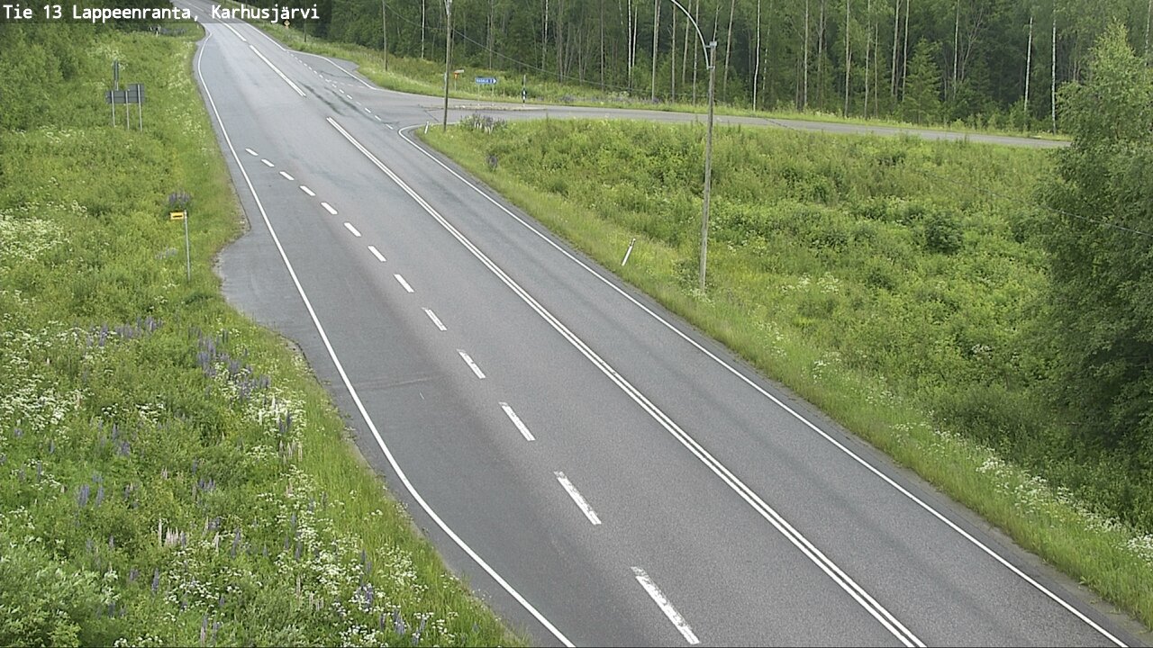 Kelikamerat Kuva Tie 13 Karhusjärvi, Lappeenranta, Etelä-Karjala