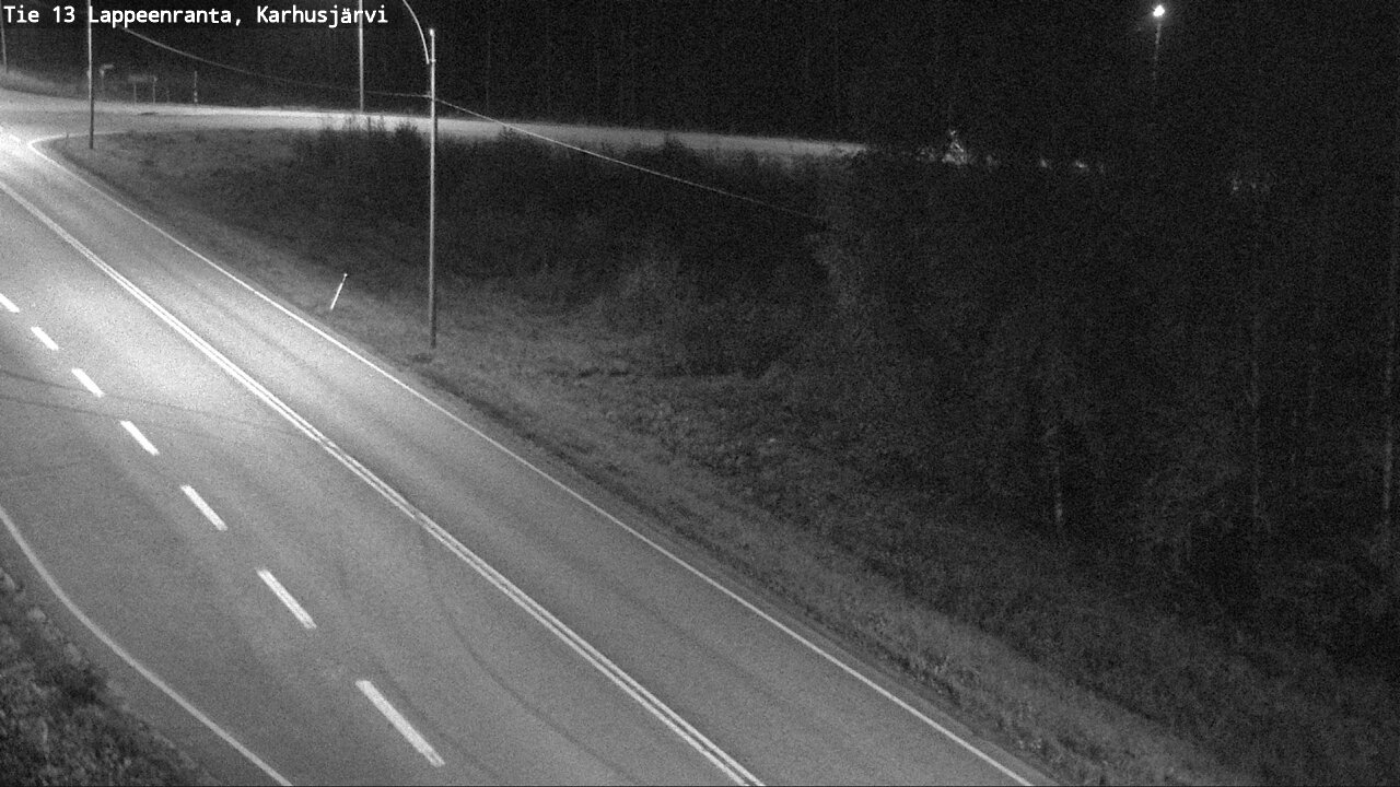 Weather Camera Image Road 13 Karhusjärvi, Lappeenranta, Etelä-Karjala
