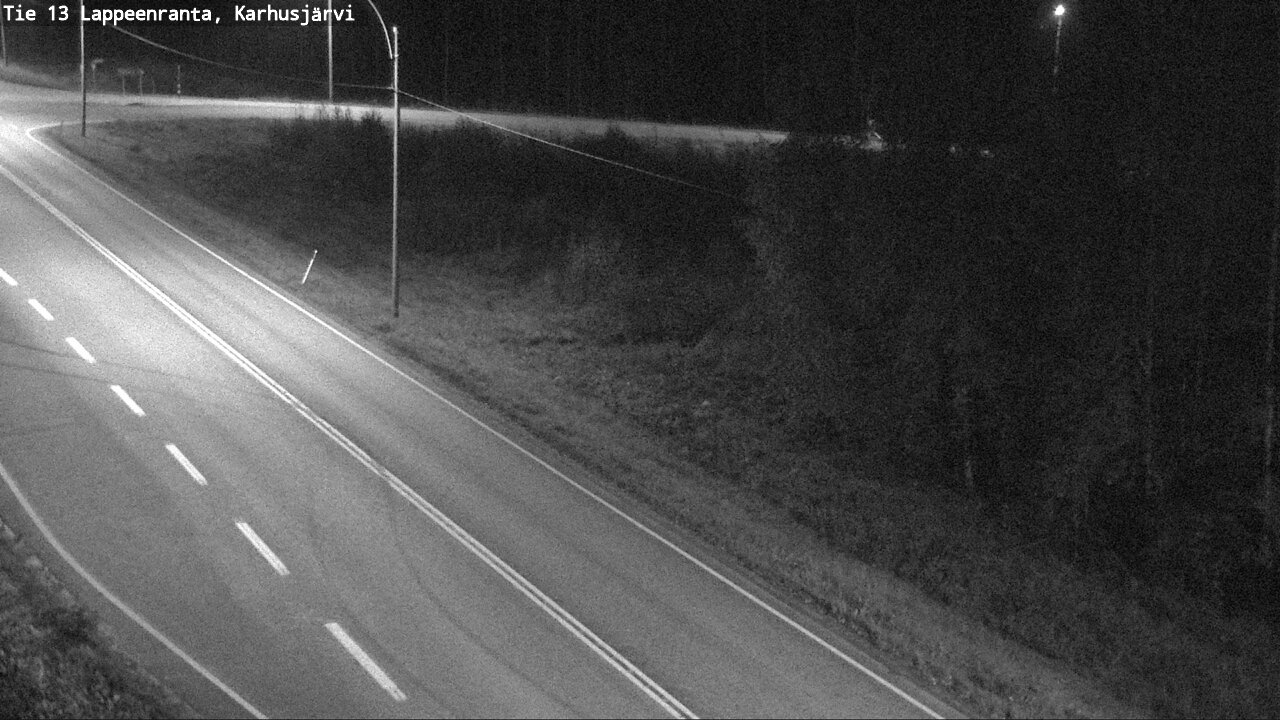 Weather Camera Image Road 13 Karhusjärvi, Lappeenranta, Etelä-Karjala