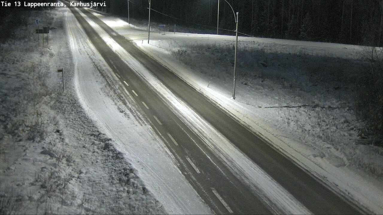 Weather Camera Image Road 13 Karhusjärvi, Lappeenranta, Etelä-Karjala