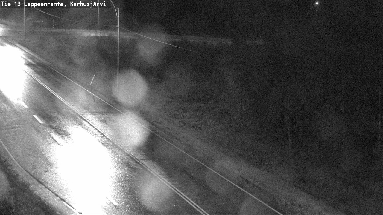 Weather Camera Image Road 13 Karhusjärvi, Lappeenranta, Etelä-Karjala