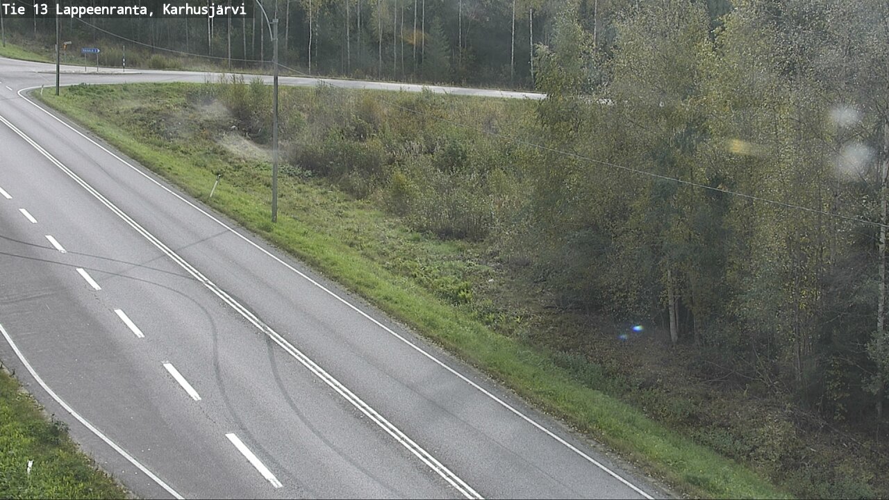 Weather Camera Image Road 13 Karhusjärvi, Lappeenranta, Etelä-Karjala