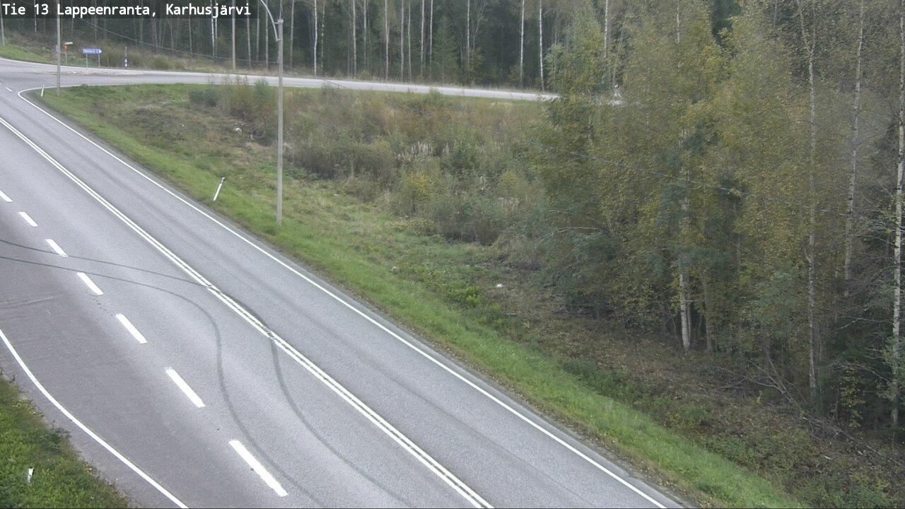 Weather Camera Image Road 13 Karhusjärvi, Lappeenranta, Etelä-Karjala