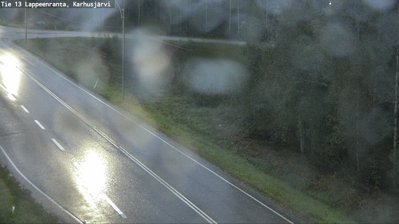 Weather Camera Image Road 13 Karhusjärvi, Lappeenranta, Etelä-Karjala