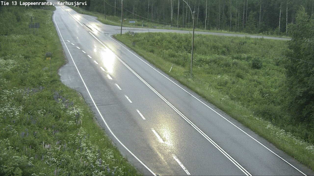 Kelikamerat Kuva Tie 13 Karhusjärvi, Lappeenranta, Etelä-Karjala