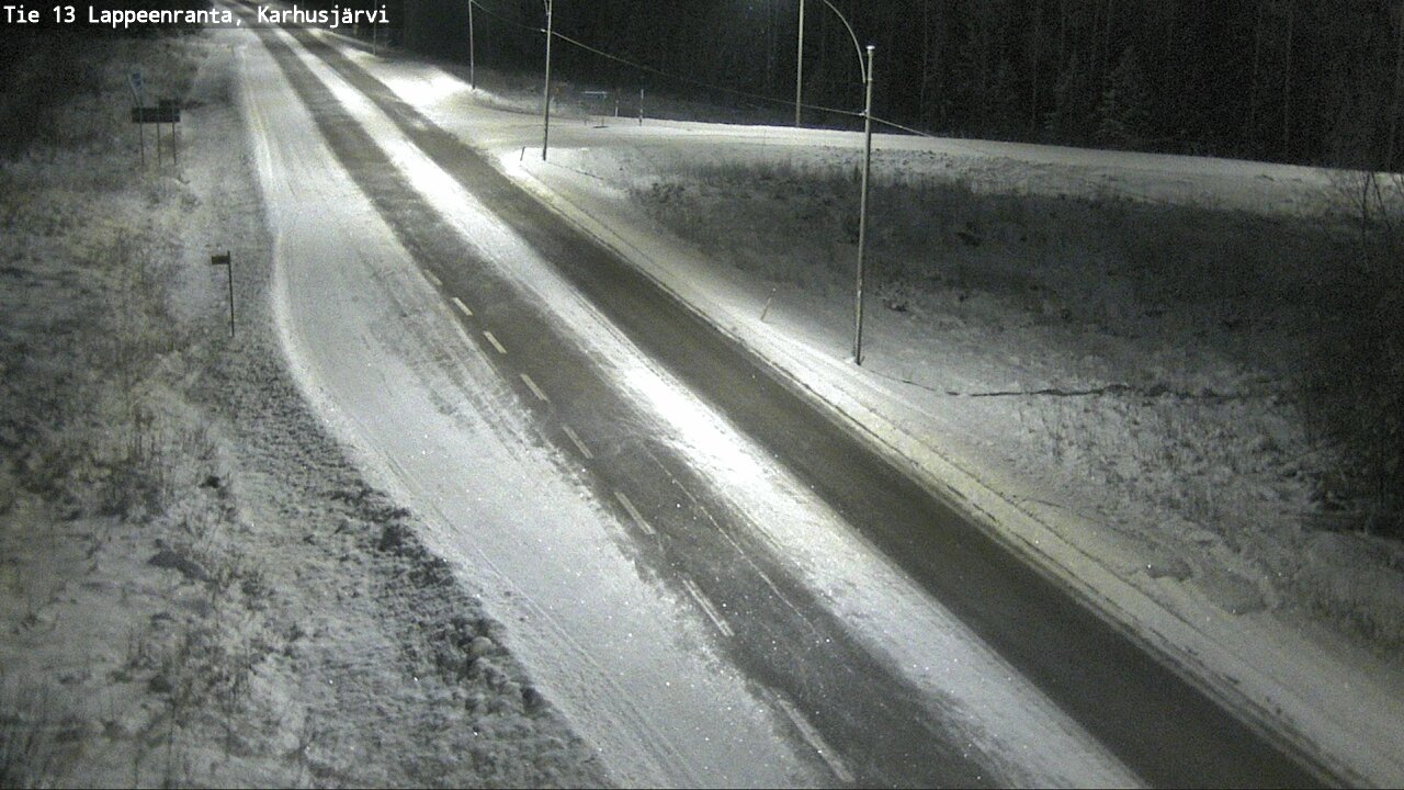 Weather Camera Image Road 13 Karhusjärvi, Lappeenranta, Etelä-Karjala