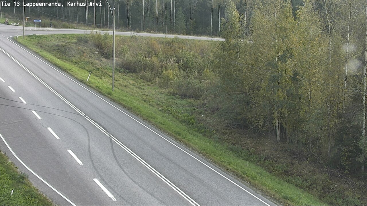 Weather Camera Image Road 13 Karhusjärvi, Lappeenranta, Etelä-Karjala