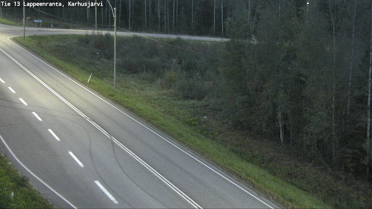 Weather Camera Image Road 13 Karhusjärvi, Lappeenranta, Etelä-Karjala
