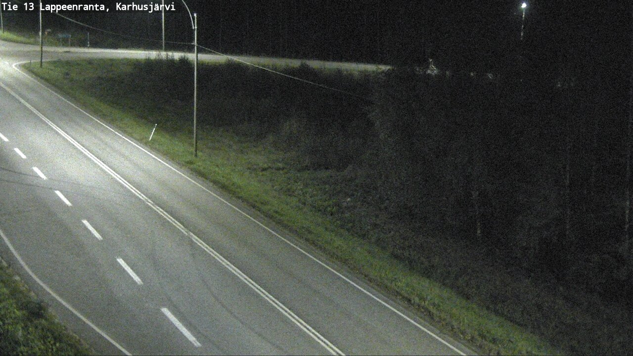 Weather Camera Image Road 13 Karhusjärvi, Lappeenranta, Etelä-Karjala