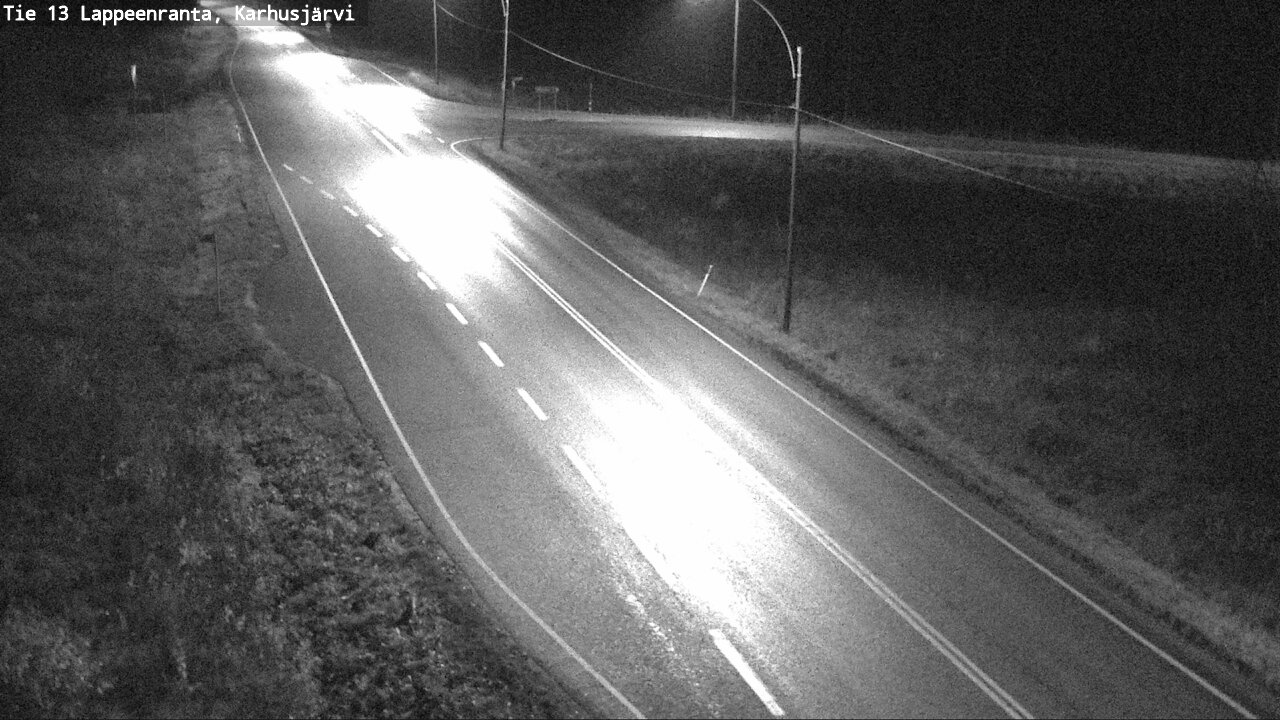 Weather Camera Image Road 13 Karhusjärvi, Lappeenranta, Etelä-Karjala