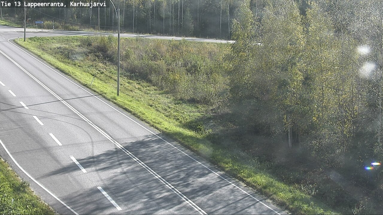 Weather Camera Image Road 13 Karhusjärvi, Lappeenranta, Etelä-Karjala