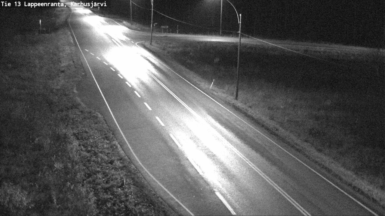 Weather Camera Image Road 13 Karhusjärvi, Lappeenranta, Etelä-Karjala